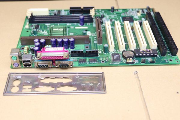 Y803# 通電確認のみ Aopen AX6BC マザーボード_画像1