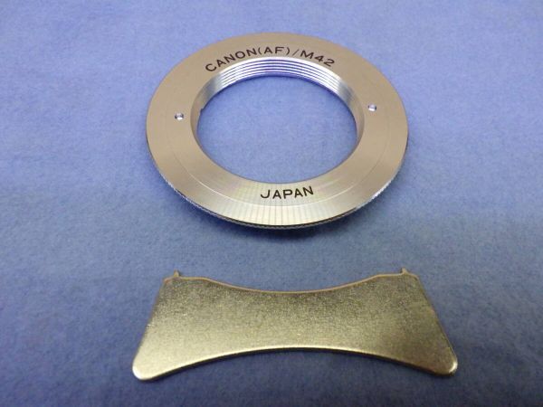 D1378# 全国配送230円 動作確認済み Canon EOS マウントアダプター (AF) M42 レンズ マウント 日本製_画像2