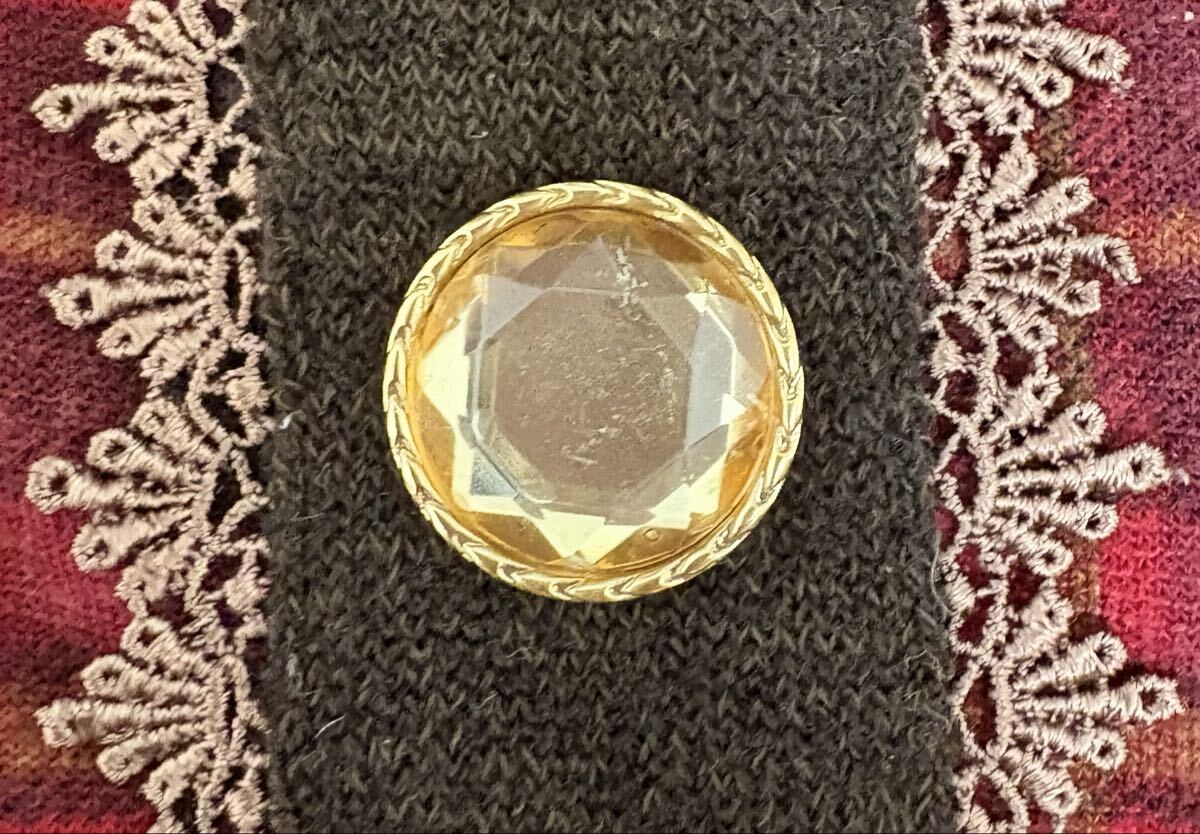 アクシーズファム★良品★きらきらボタン★ビックリボン襟★ゆったりニット axes femme_画像3