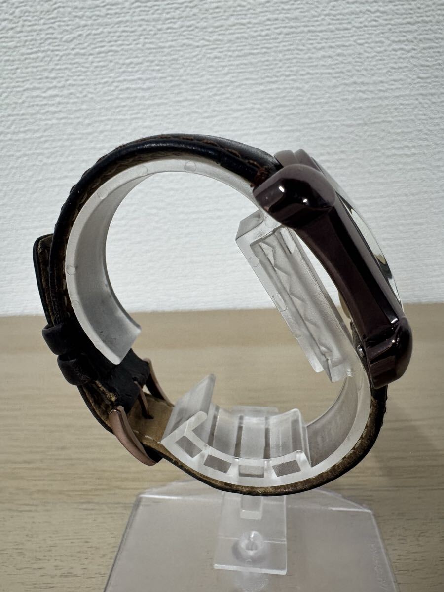 CELINE セリーヌ ブラゾン トリオンフ QZ ブラック文字盤 メンズ 腕時計 動作未確認 【1122A9】_画像3