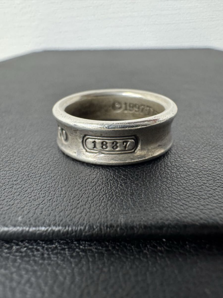 TIFFANY & Co. ティファニー シルバー ナローリング 1837 SV925 指輪 アクセサリー 約12.5号 【1126A11】_画像2