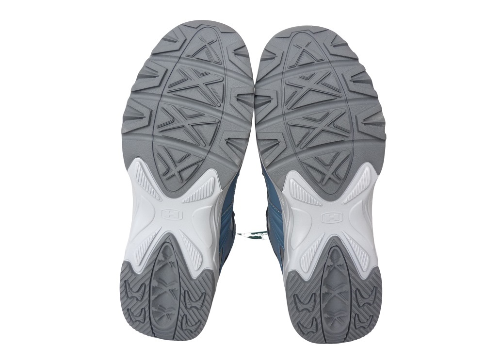 HM-S3D/新品 格安!HUMMER ハマー ダイヤル式 樹脂先芯入り 安全靴 ミドルカット セーフティーシューズ グレーブルー 25.5cm ハイカット_画像9