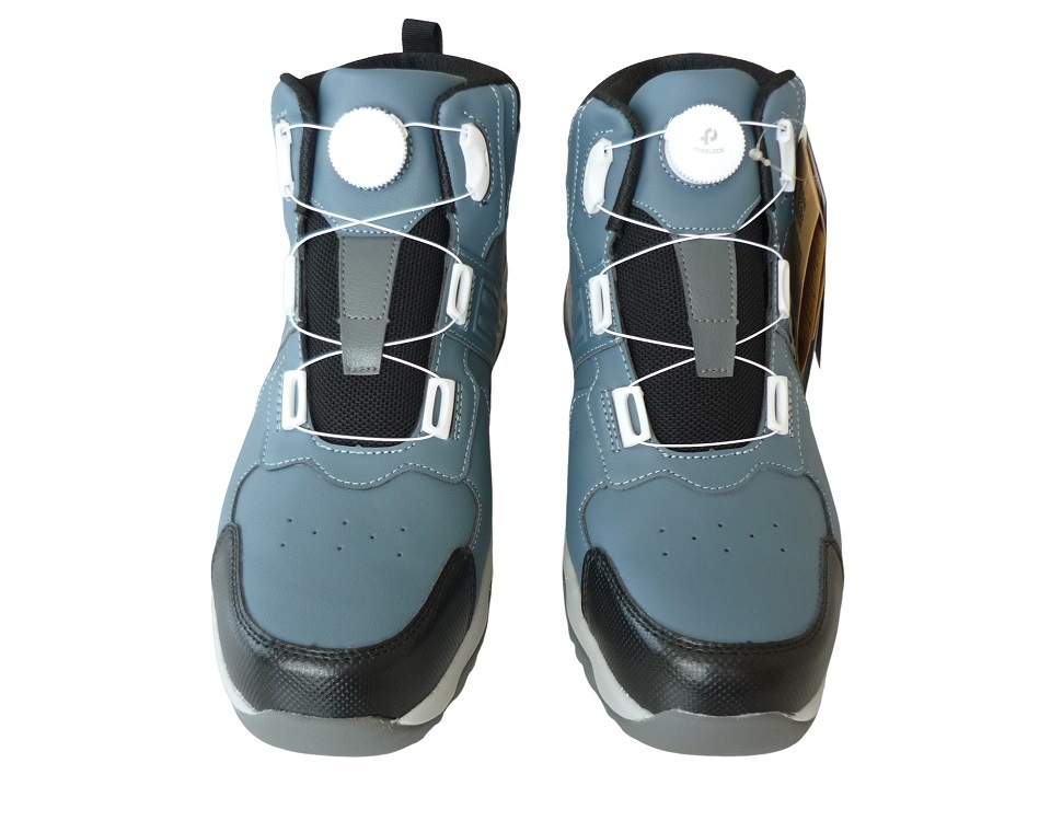 HM-S3D/新品 格安!HUMMER ハマー ダイヤル式 樹脂先芯入り 安全靴 ミドルカット セーフティーシューズ グレーブルー 25.5cm ハイカット_画像6