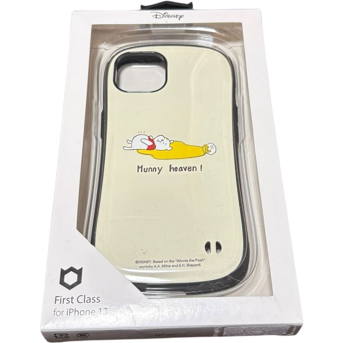新品 訳アリ iFace First Class ディズニー iPhone 13ケース プー/はちみつ_画像1