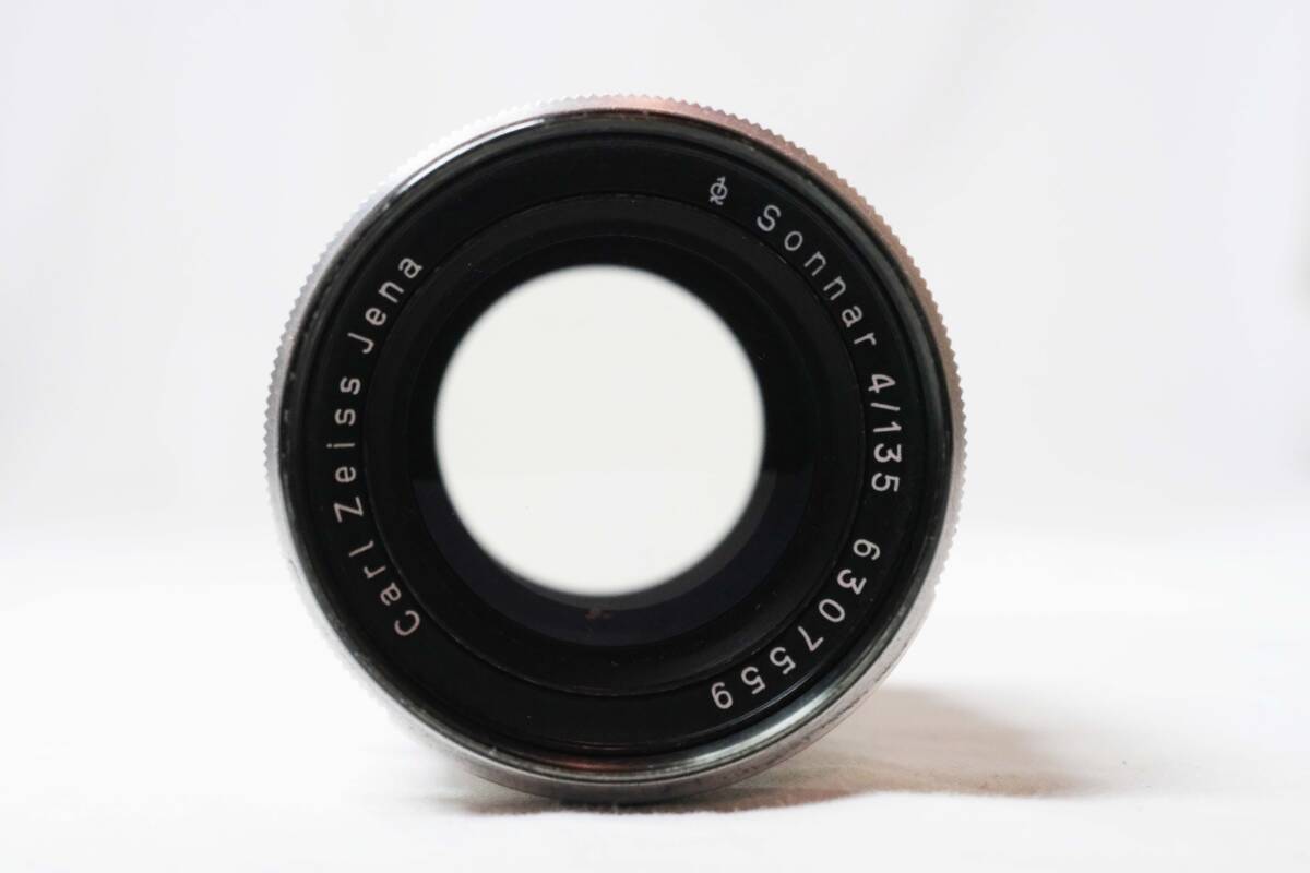 Carl Zeiss Jena Sonnar 135mm f4 M42 カールツアイスイエナ ゾナー シルバー_画像2