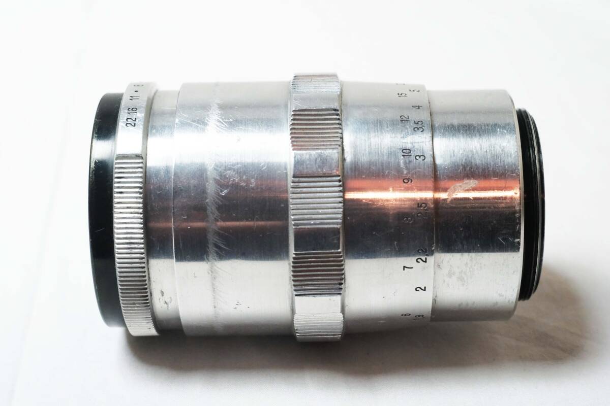 Carl Zeiss Jena Sonnar 135mm f4 M42 カールツアイスイエナ ゾナー シルバー_画像5