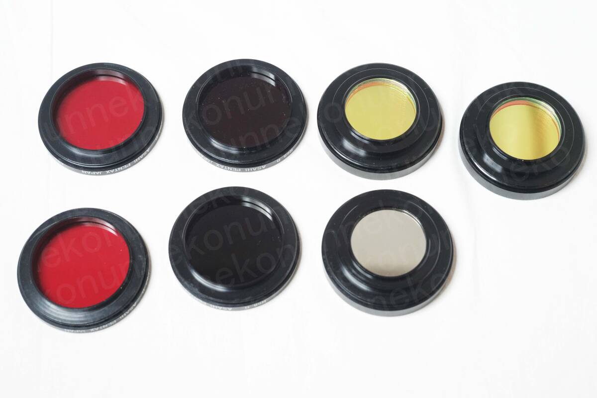 ASAHI PENTAX Ultra-Achromatic-Takumar 85mm f4.5 M42 フィルター4種7枚付き 旭光学 希少 レア 珍品 蛍石 水晶 難あり_画像4