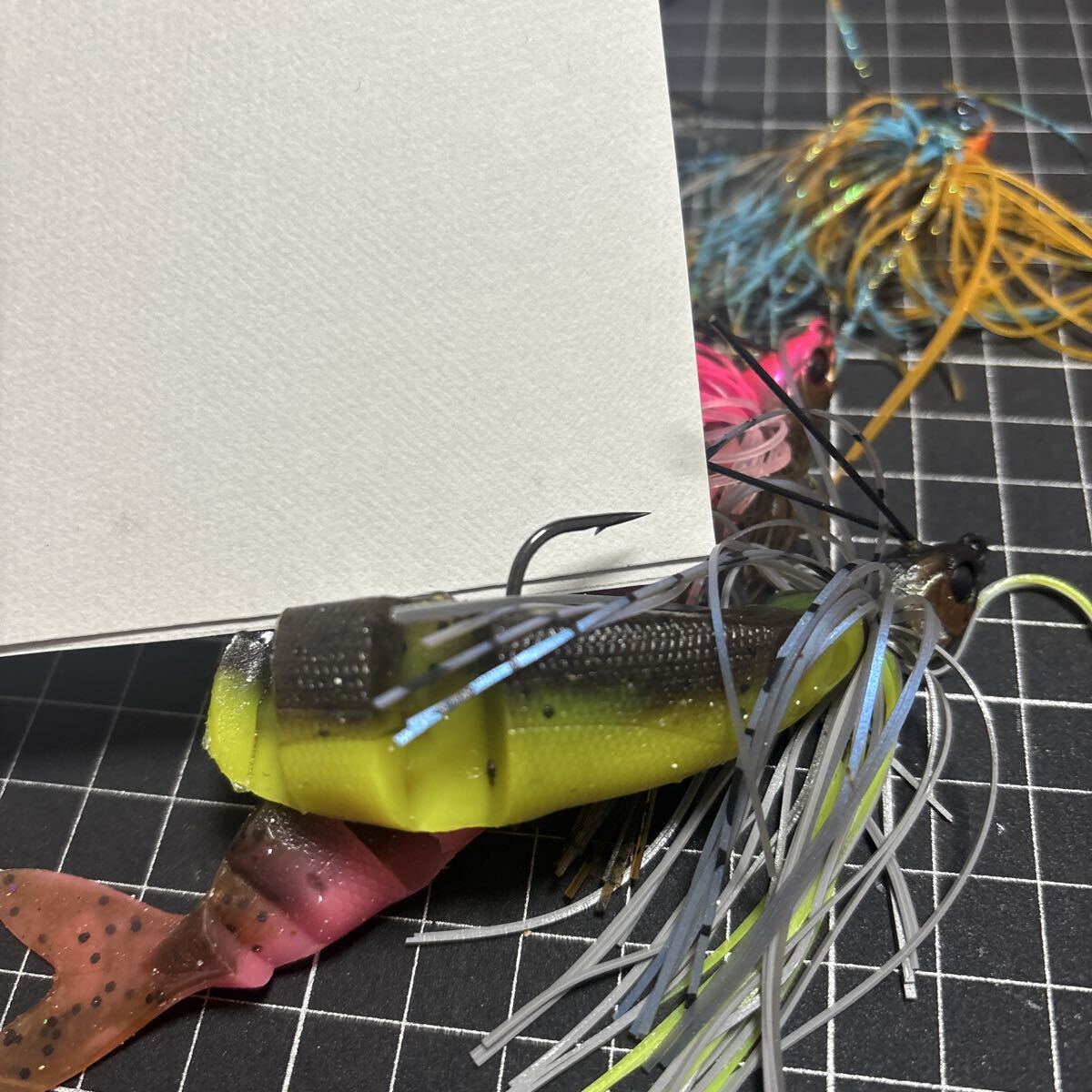 ジャッカル ビークロールスイマー 4個 セット スイムジグ ラバージグ_画像7