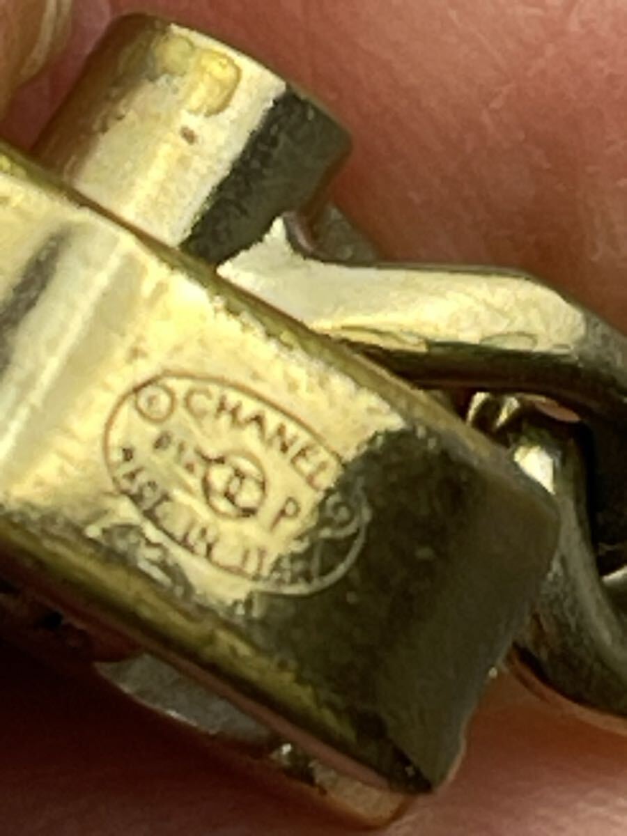 1000円~正規品 美品 シャネル CHANEL ココマーク ターンロック 喜平デザイン ブレスレット ゴールドカラー 刻印あり ヴィンテージ_画像4