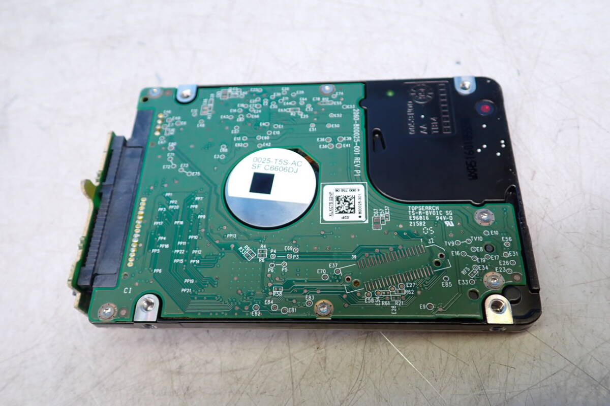 DD1036#動作確認済み/WesternDigital WD5000LUCD 500GB HDD SATA 2.5インチ　レコーダーDMR-BRW510 から外し_画像8