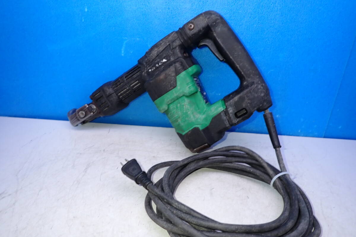 HM1113#動作確認済み/HIKOKI ハイコーキ H41SA4 ハンマ 100V 電動ハンマー 電動ドリル 斫り ハツリ はつり 電動工具 _画像1