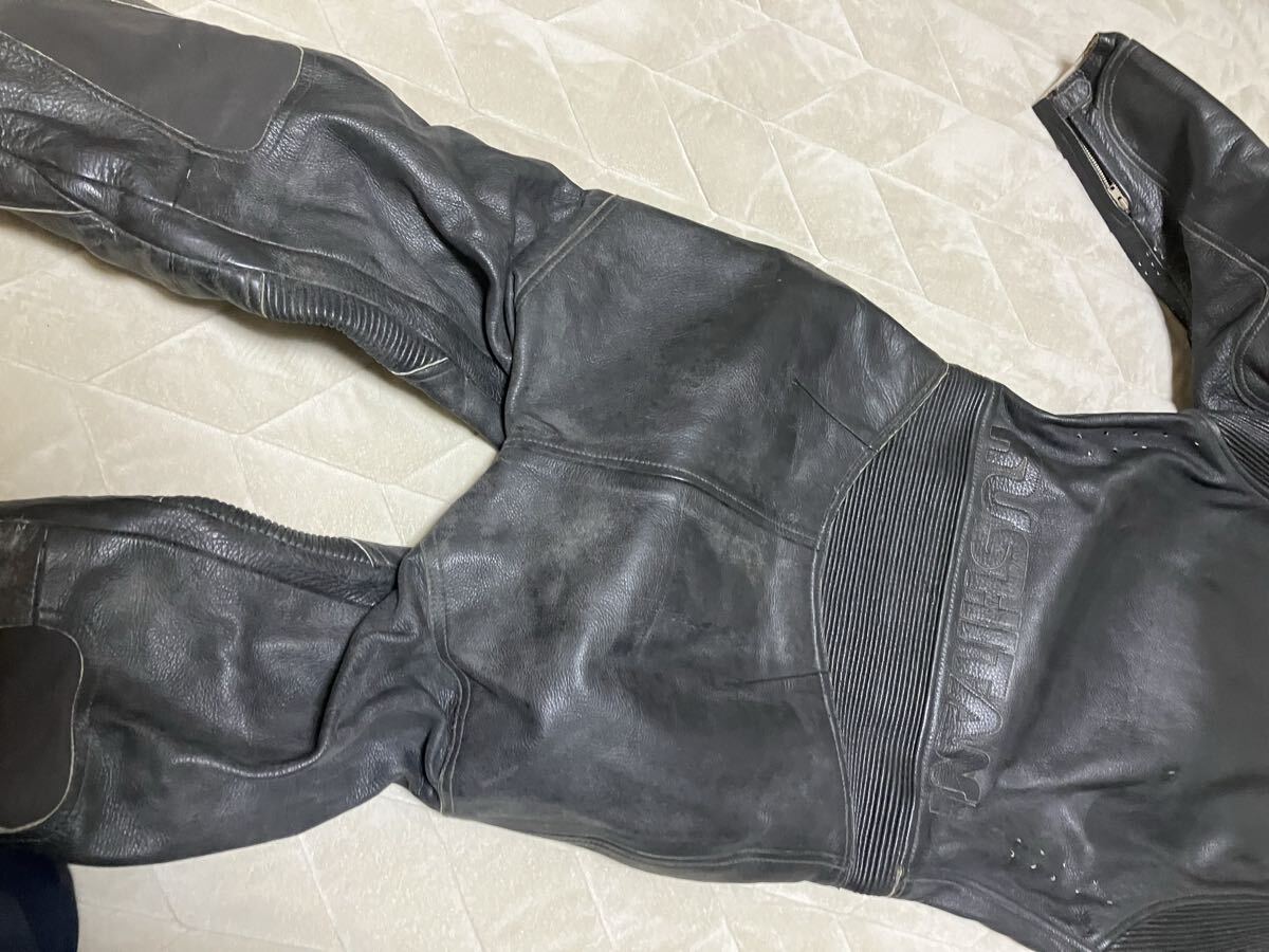 クシタニ革ツナギビンテージ ブラック 本革 革ツナギ バイクウェア_画像10