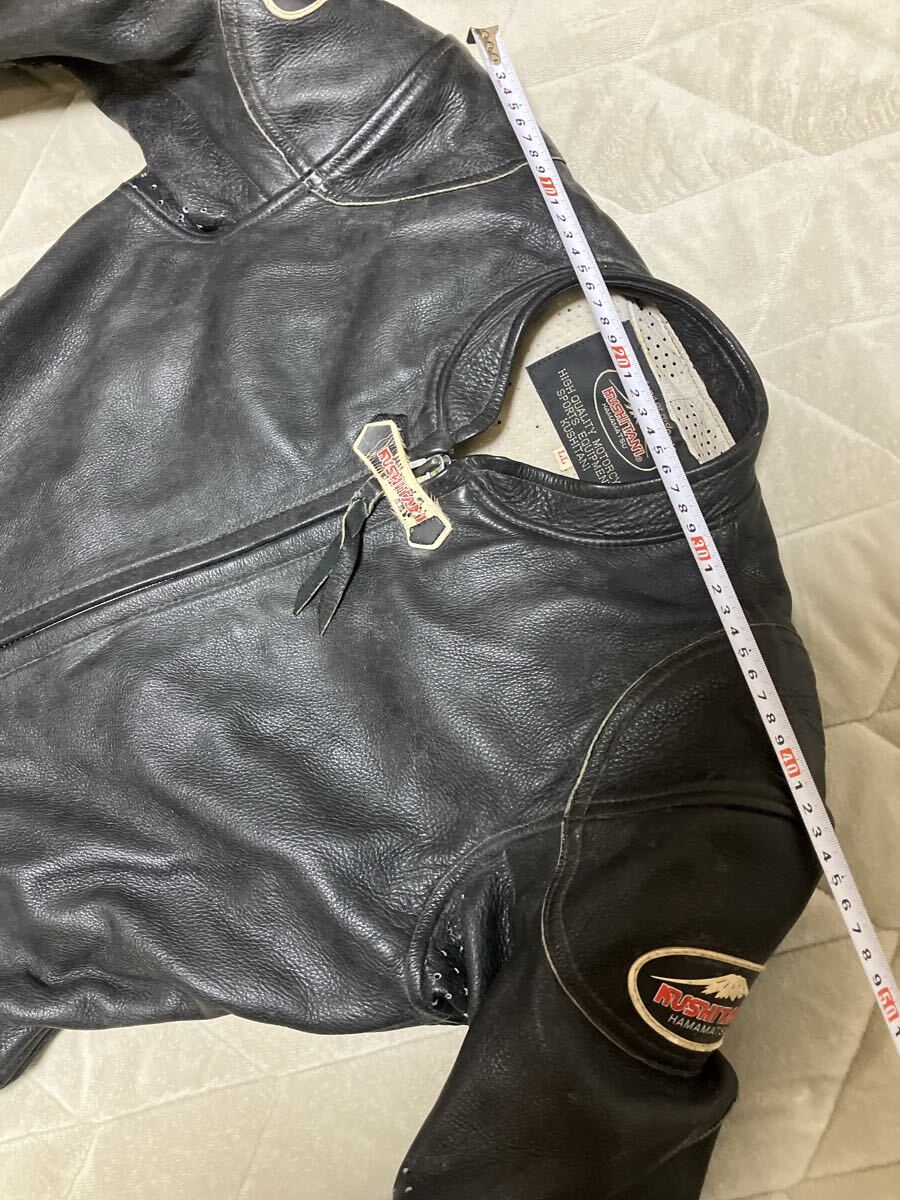 クシタニ革ツナギビンテージ ブラック 本革 革ツナギ バイクウェア_画像6