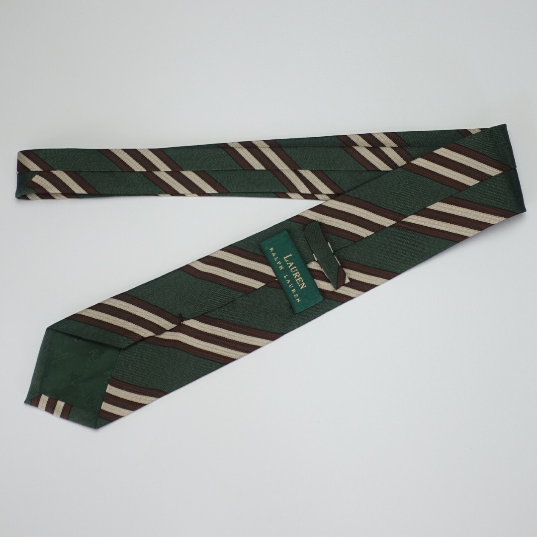美品【LAUREN RALPH LAUREN ローレン ラルフ ローレン】USED ブランドネクタイ/m115-D3-21-25_画像6