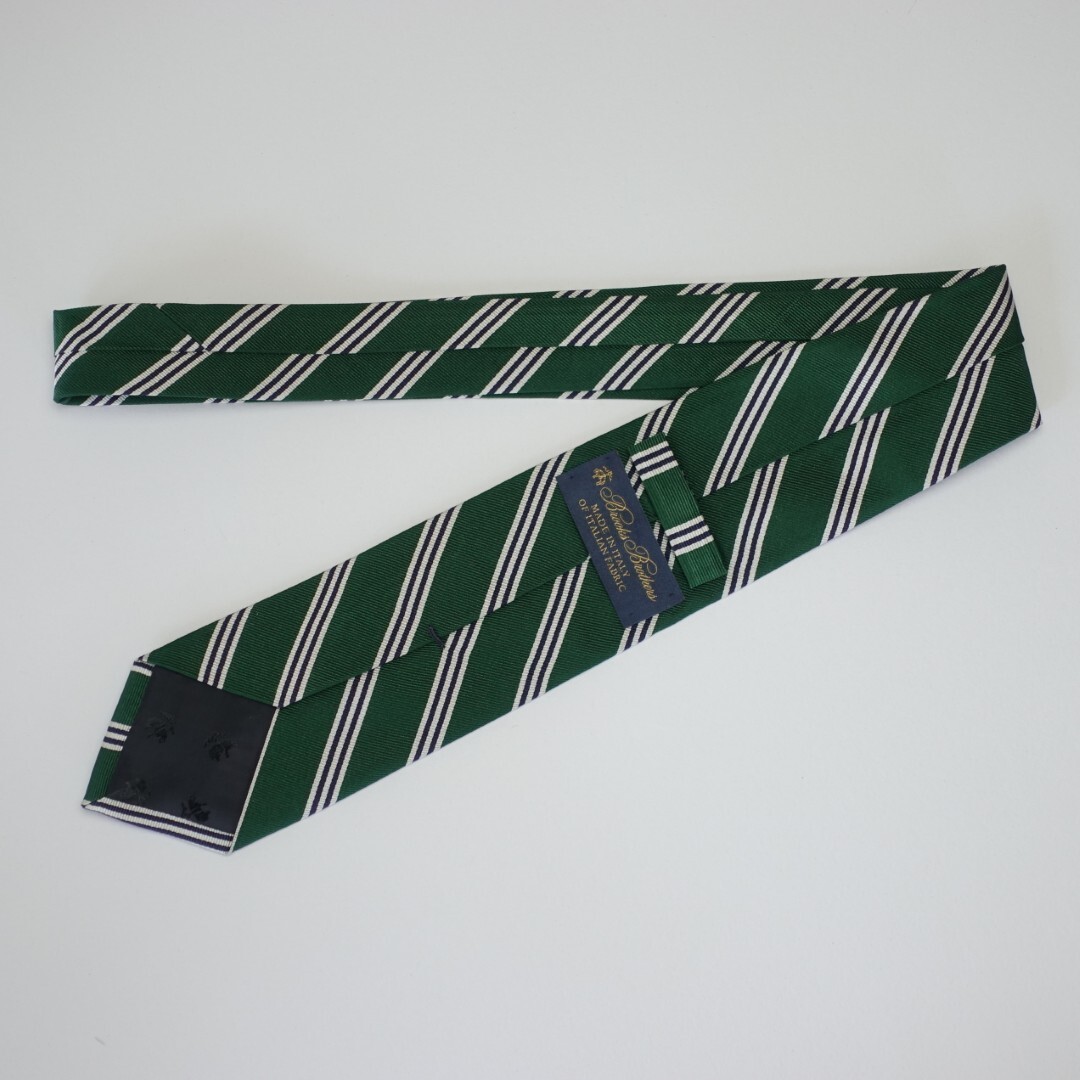 美品【BROOKS BROTHERS ブルックスブラザーズ】USED ブランドネクタイ/m115-G4-21-25_画像6