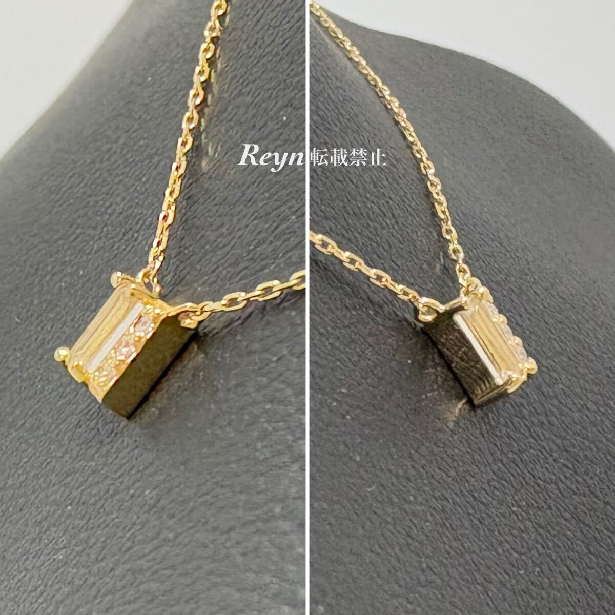 [ новый товар с отделкой ] VENDOME AOYAMA Vendome Aoyama k18 белый топаз бриллиантовое колье GGVN015440TH 2025 год 7 месяц покупка 