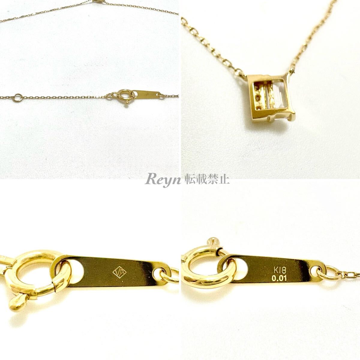 [ новый товар с отделкой ] VENDOME AOYAMA Vendome Aoyama k18 белый топаз бриллиантовое колье GGVN015440TH 2025 год 7 месяц покупка 