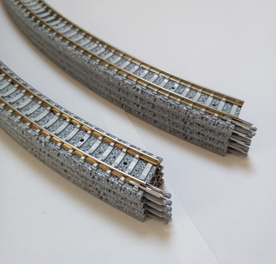 新品 TOMIX(トミックス) 1191 カーブPCレールC280-45-PC(F)の8本セット　最新仕様のPC枕木タイプ_画像2