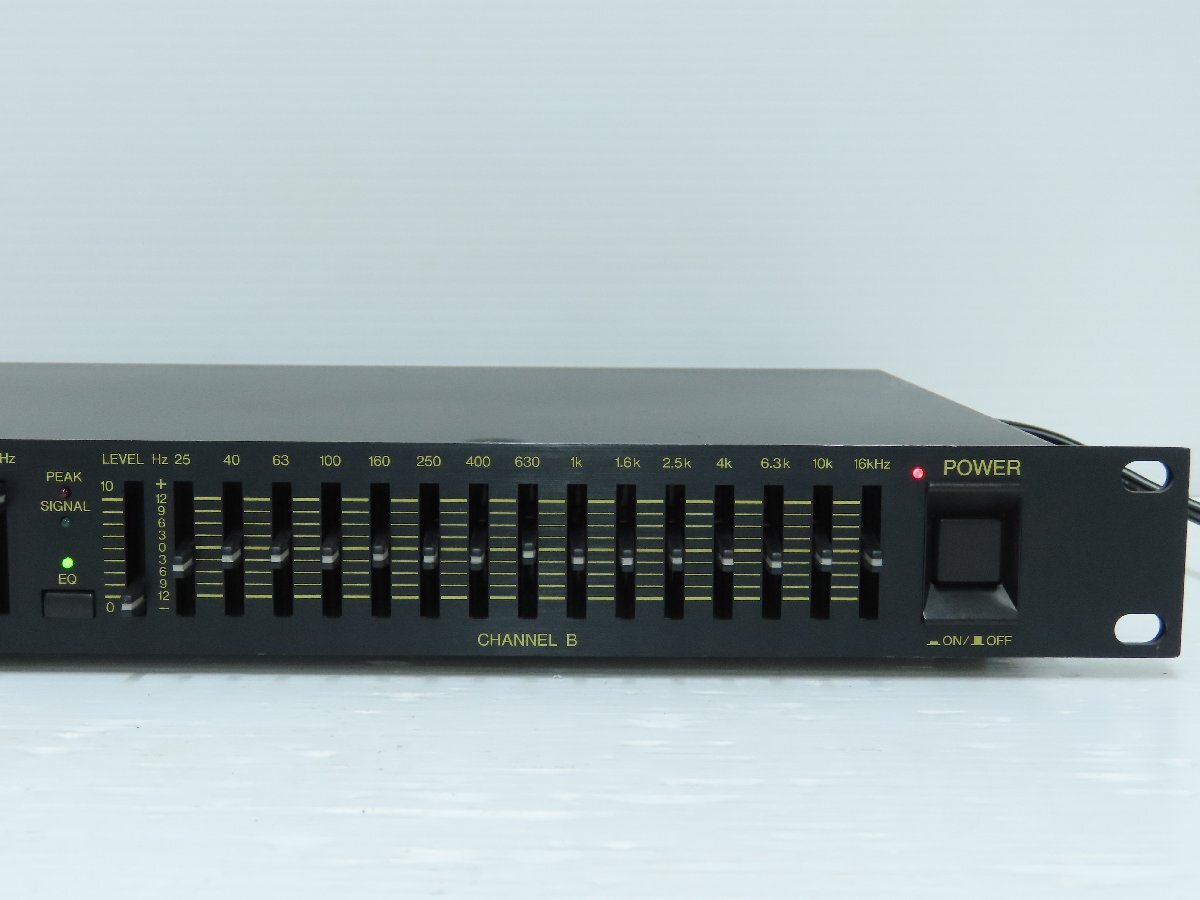100☆YAMAHA ヤマハ GRAPHIC EQUALIZER グラフィックイコライザー GQ2015A☆1113-437_画像3