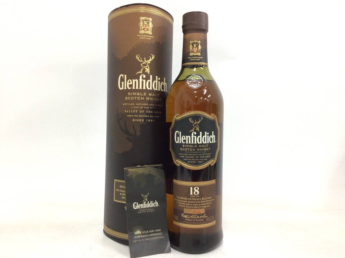  виски Glenn fi Dick 18 год 750ml 43% масса номер :2(RW62)①