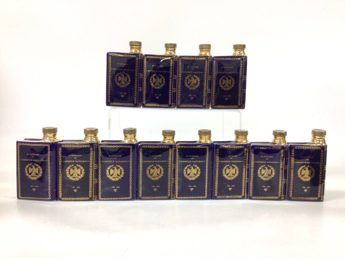 1 иен старт бренди brandy Camus книжка керамика Mini бутылка 12 шт. комплект 50ml 40% масса номер :2(RW4)