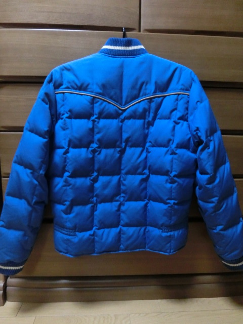 SUGAR CANE★シュガーケーン★ダウンジャケット★SC10751★ブルー★サイズL★中古美品_画像2