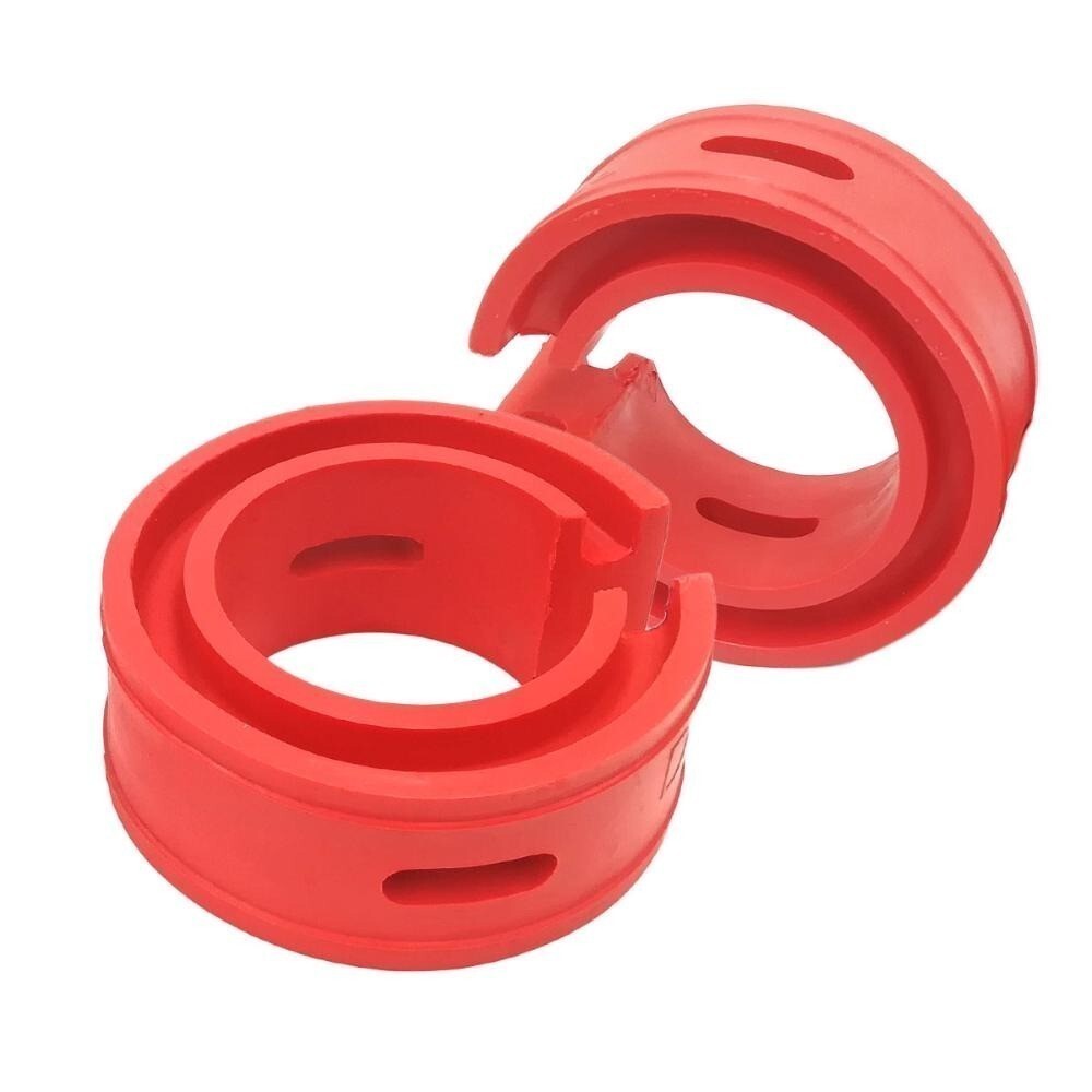 ラバースペーサー スプリングゴム ショックアブソーバー 汎用 27mm 2点セット レッド 車高調 サスペンション スペーサー カスタムパーツ_画像2
