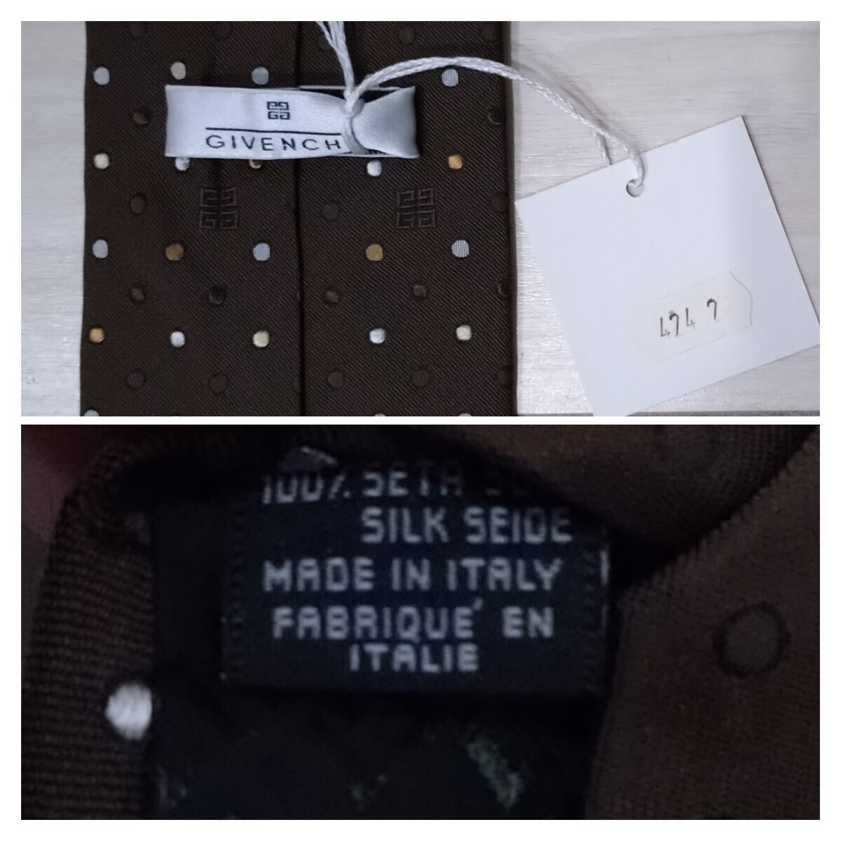 新品 GIVENCHY ネクタイ メンズ シルク ジバンシイ イタリア製_画像5