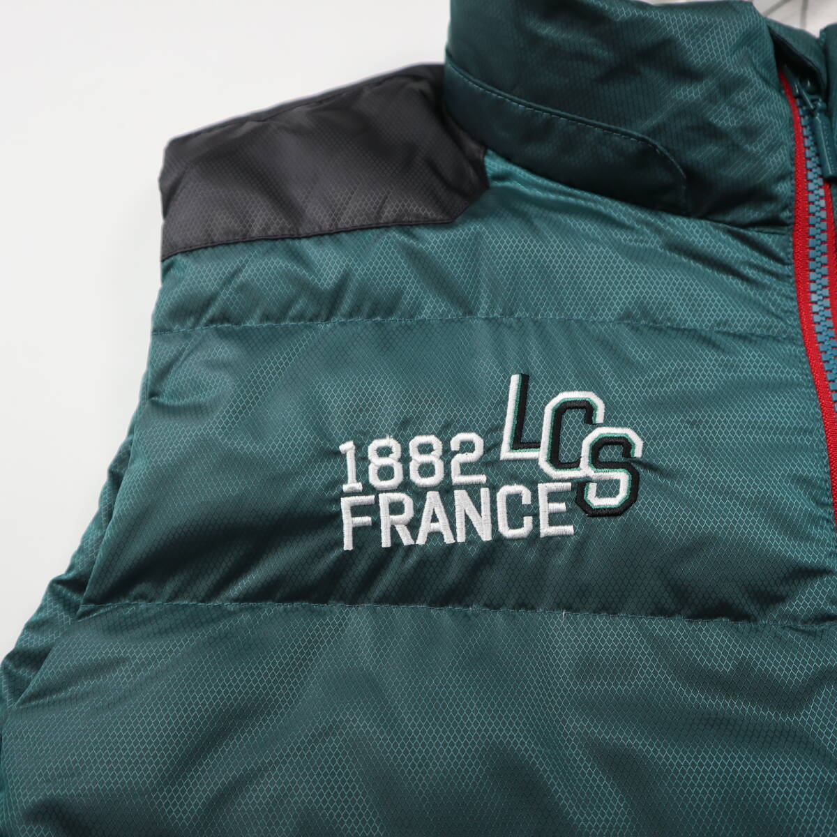 極美品★le coq sportif ルコック・ゴルフ　フード付きダウンベスト/LLサイズ_画像6