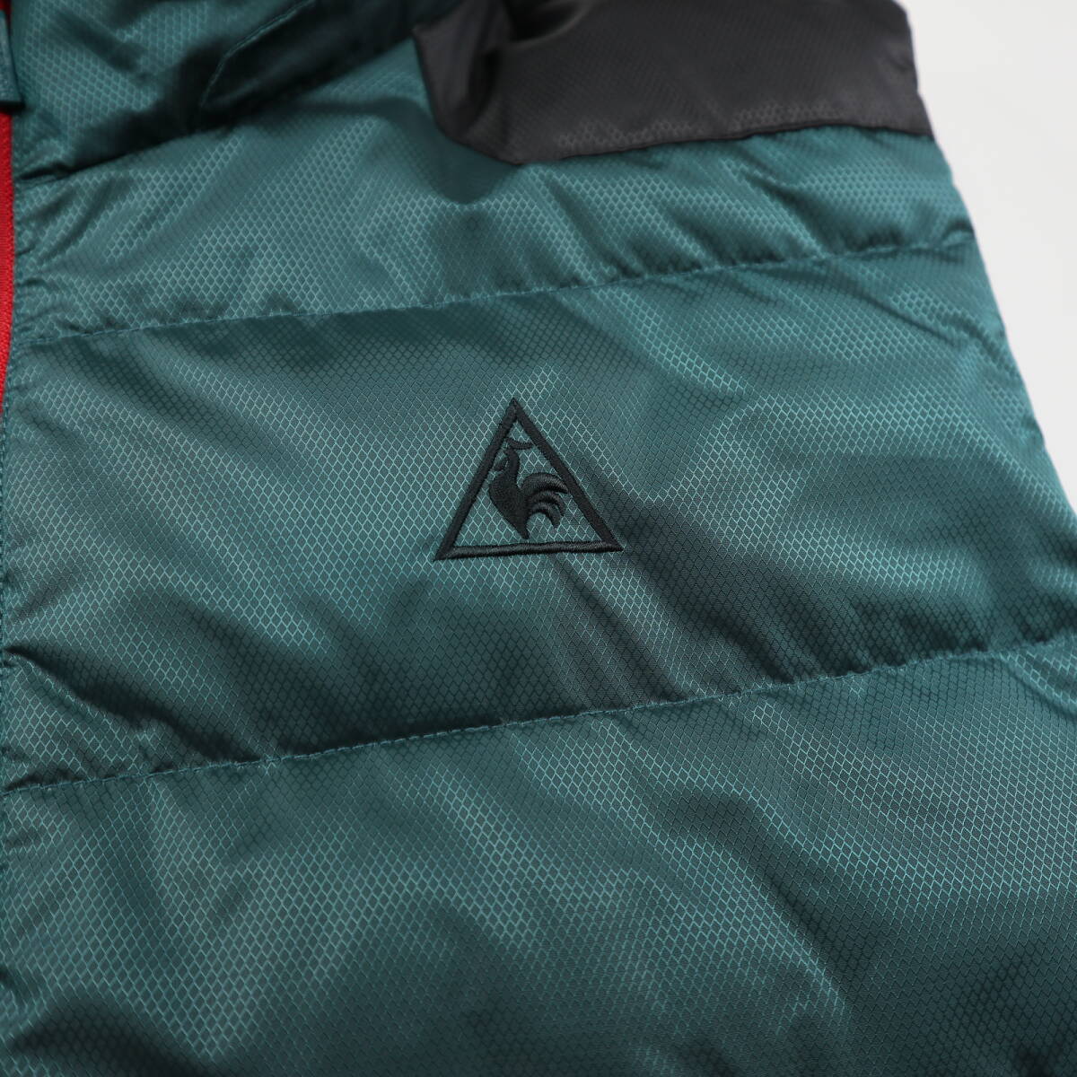 極美品★le coq sportif ルコック・ゴルフ　フード付きダウンベスト/LLサイズ_画像7
