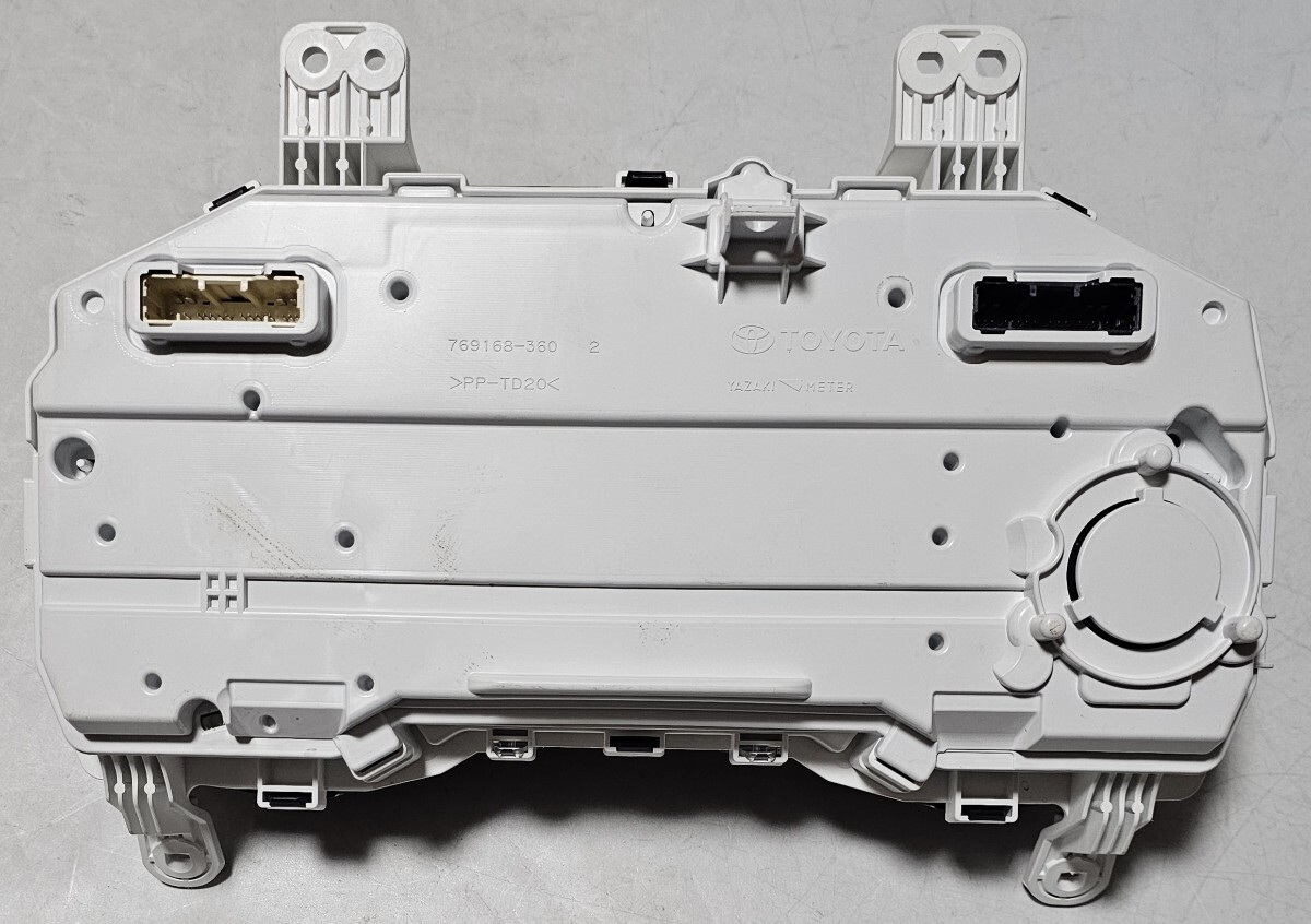 トヨタ ノア・ZWR90/ZWR95 純正 スピードメーター 距離22602km 2022年車 2ZRFXE グレード:G/SG/X 品番:83800-28N72/74_画像6