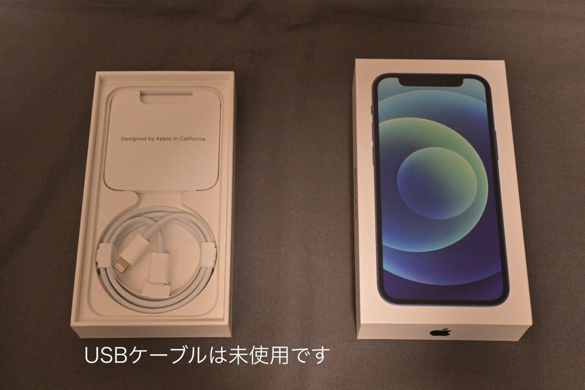 Apple iPhone 12 mini голубой 256GB SIM свободный ( задняя сторона трещина на стекле )