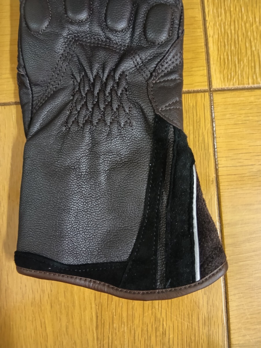 クシタニ　ロングカットグローブ　K-5315 Lサイズ ダークブラウン(検索　KUSHITANI本革　JRP)_画像3