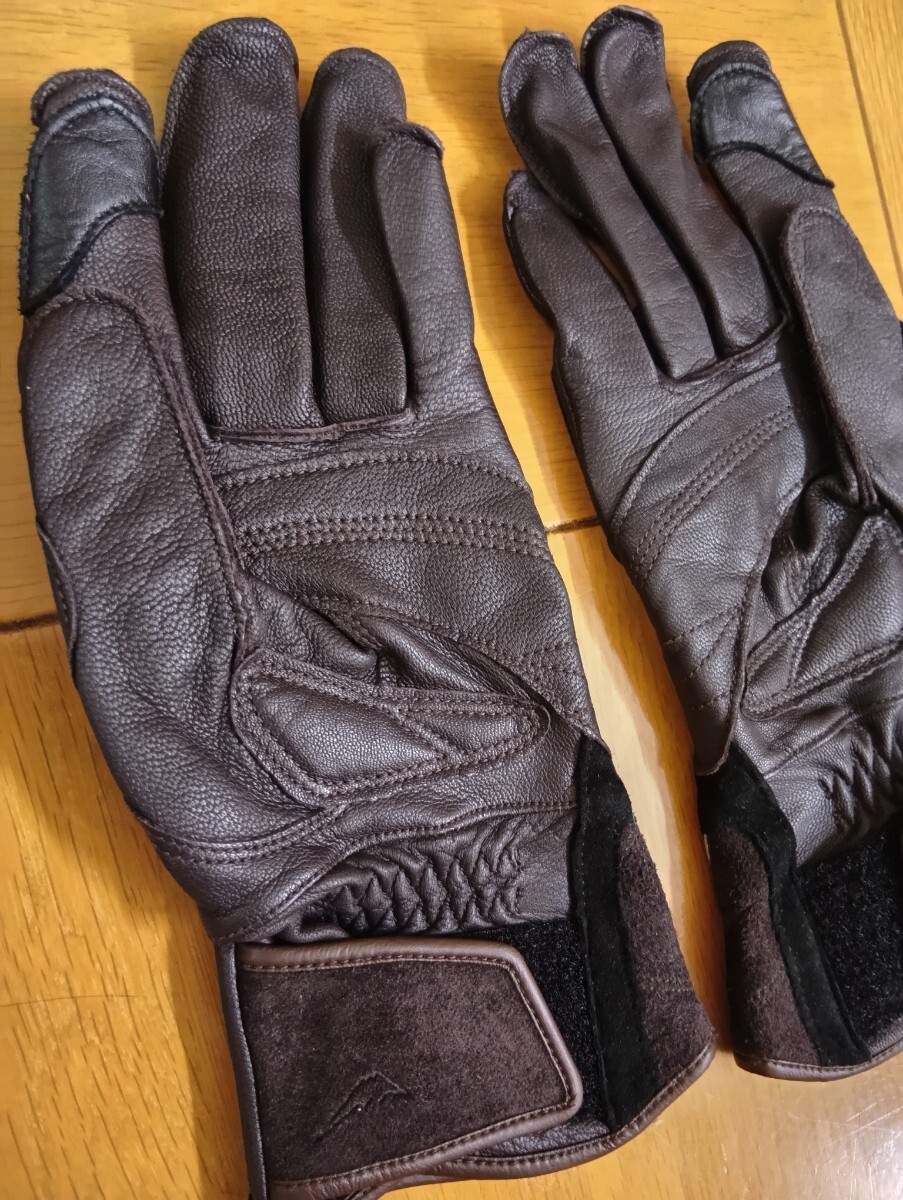 クシタニ　ロングカットグローブ　K-5315 Lサイズ ダークブラウン(検索　KUSHITANI本革　JRP)_画像6