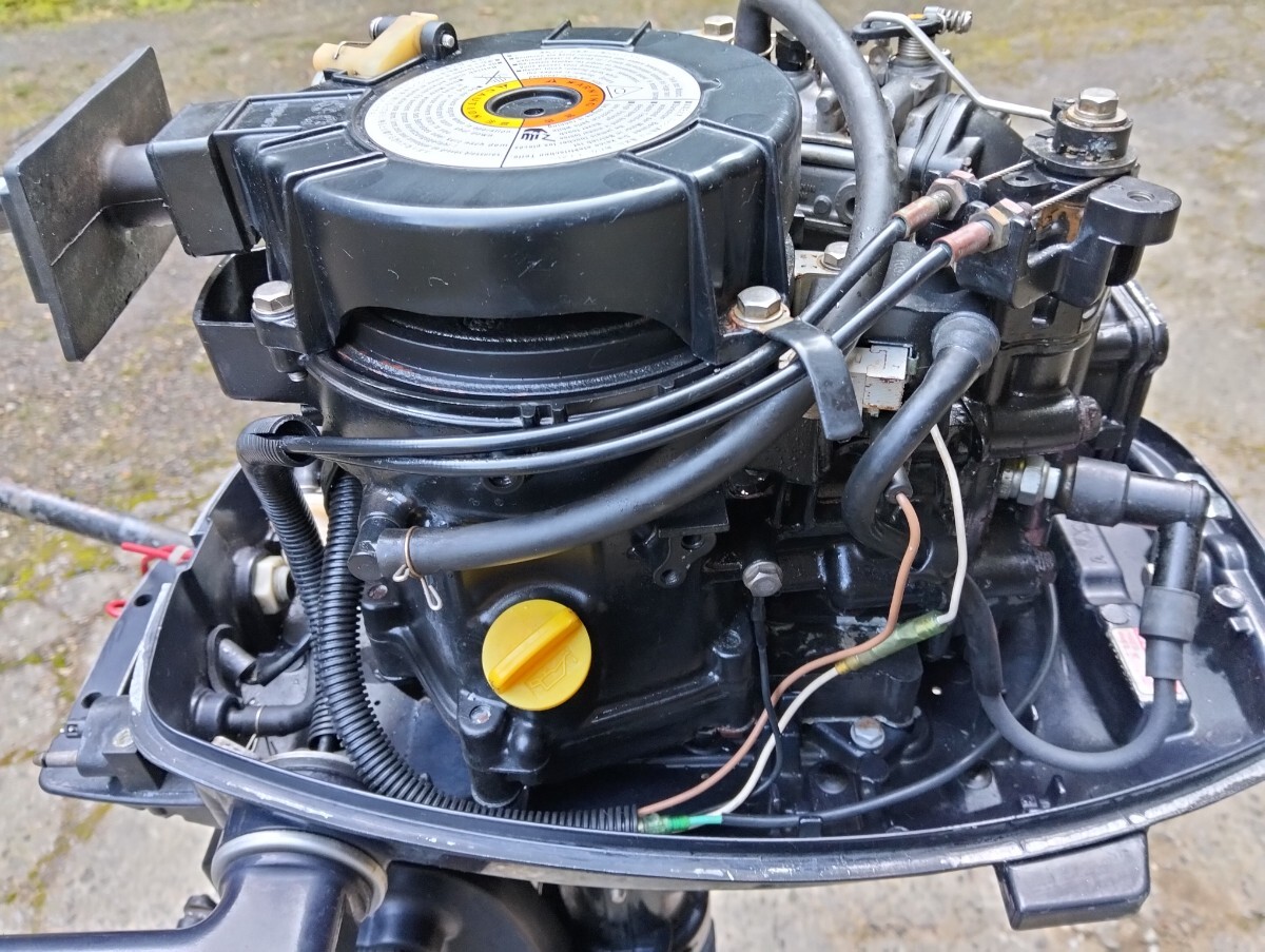 4ストローク船外機 TOHATSU MFS6B。良好な技術的状態。_画像3