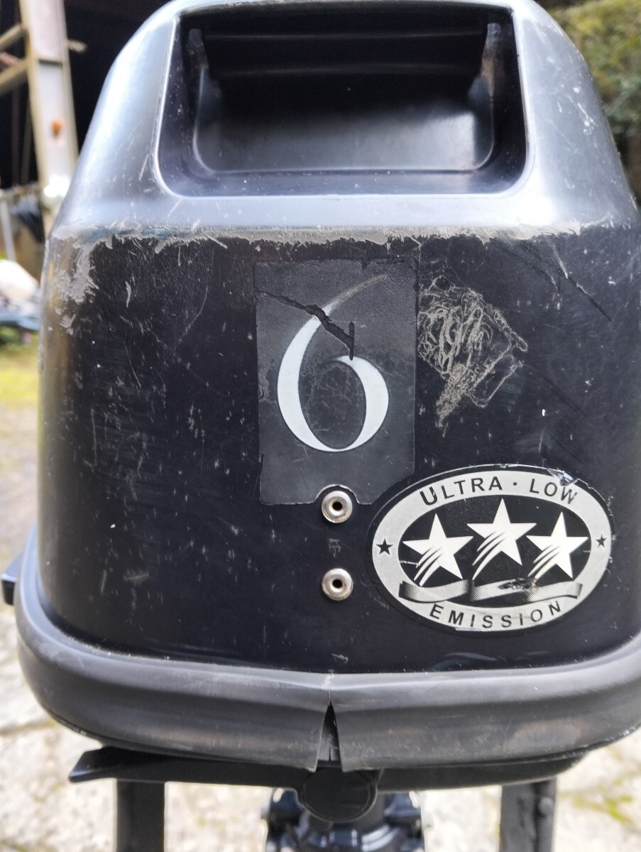 4ストローク船外機 TOHATSU MFS6B。良好な技術的状態。_画像6