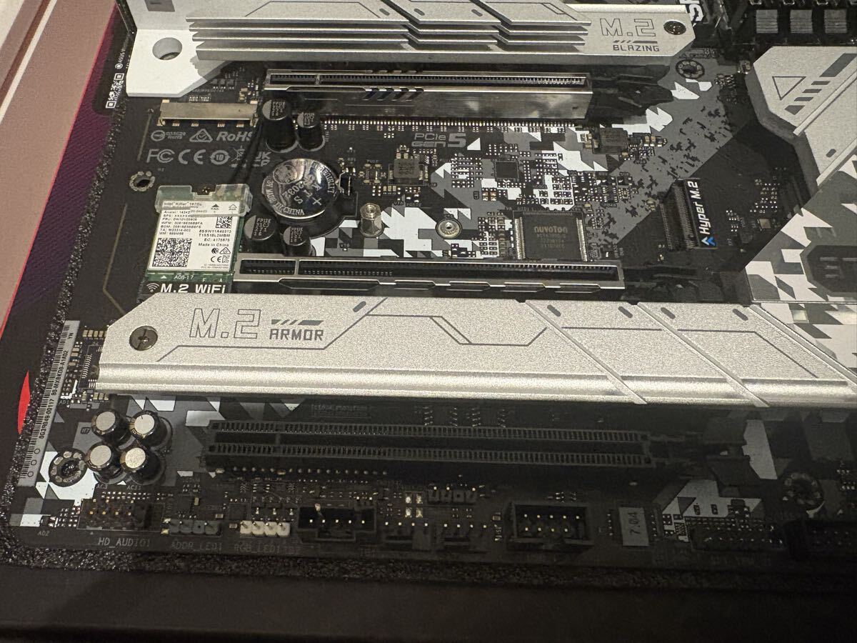 1円スタート ATXマザーボード ASRock Steel Legend Wi-Fi Intel LGA1700 12世代 13世代 14世代_画像4