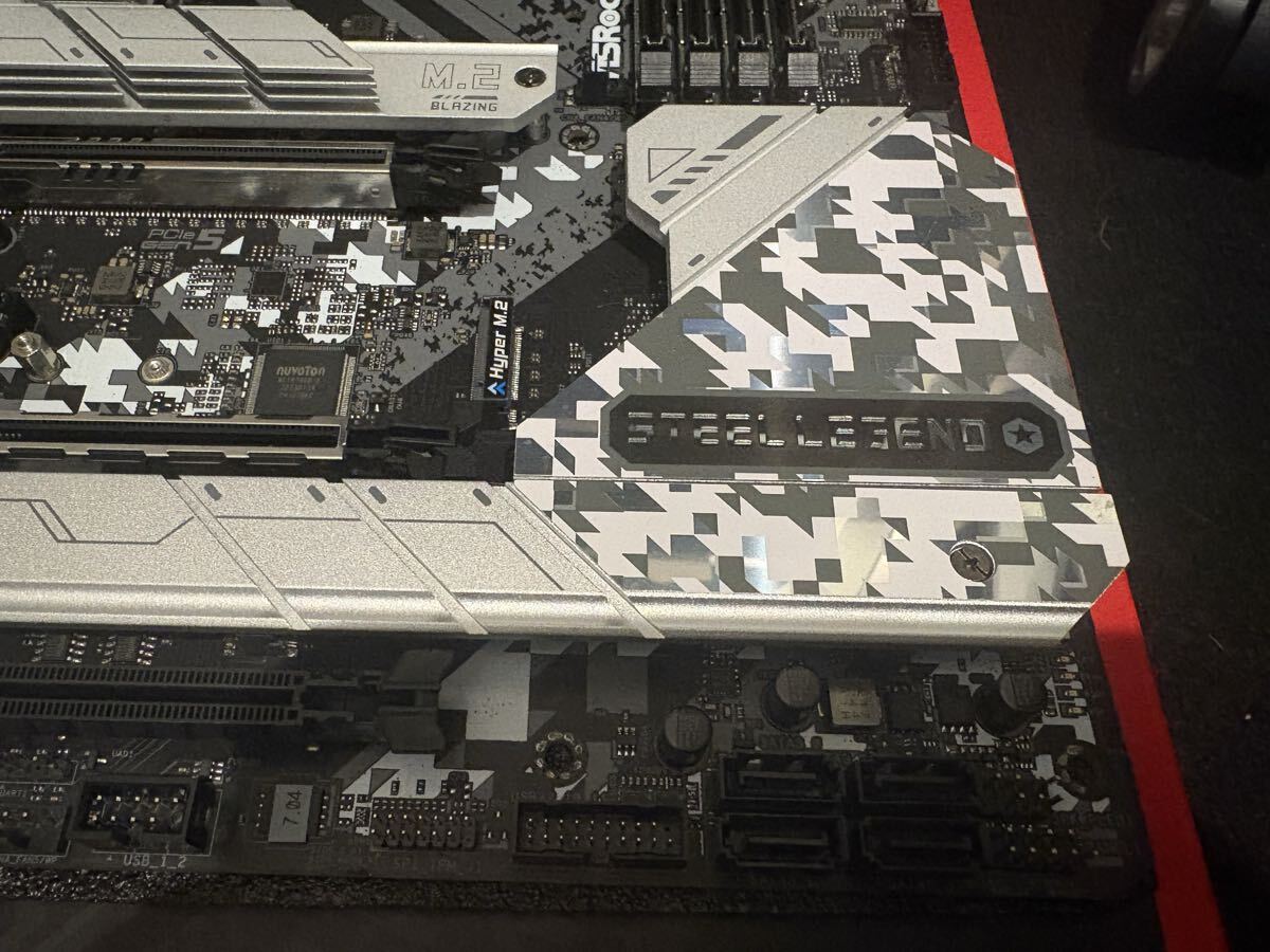 1円スタート ATXマザーボード ASRock Steel Legend Wi-Fi Intel LGA1700 12世代 13世代 14世代_画像5