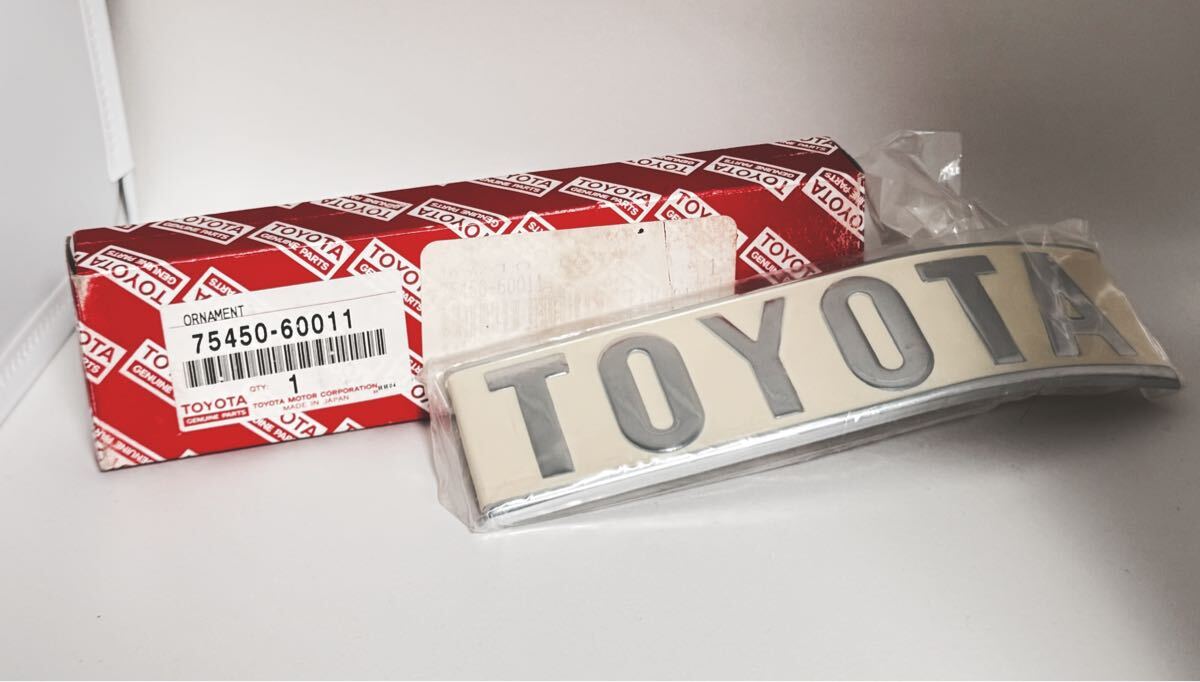 （未使用品）ランドクルーザー40 TOYOTA エンブレム オーナメント リヤネームプレート NO.1_画像1