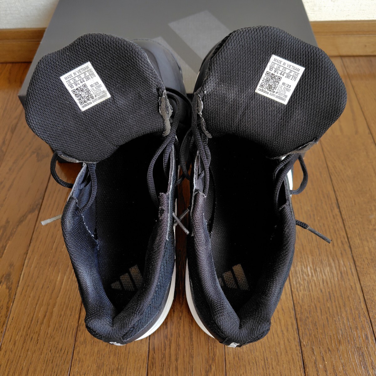 アディダス メンズ テニスシューズ 28.0 ゲームコート 2 オムニコート / adidas Game Court 2 U OC M GZ4769 ブラック ホワイト_画像7