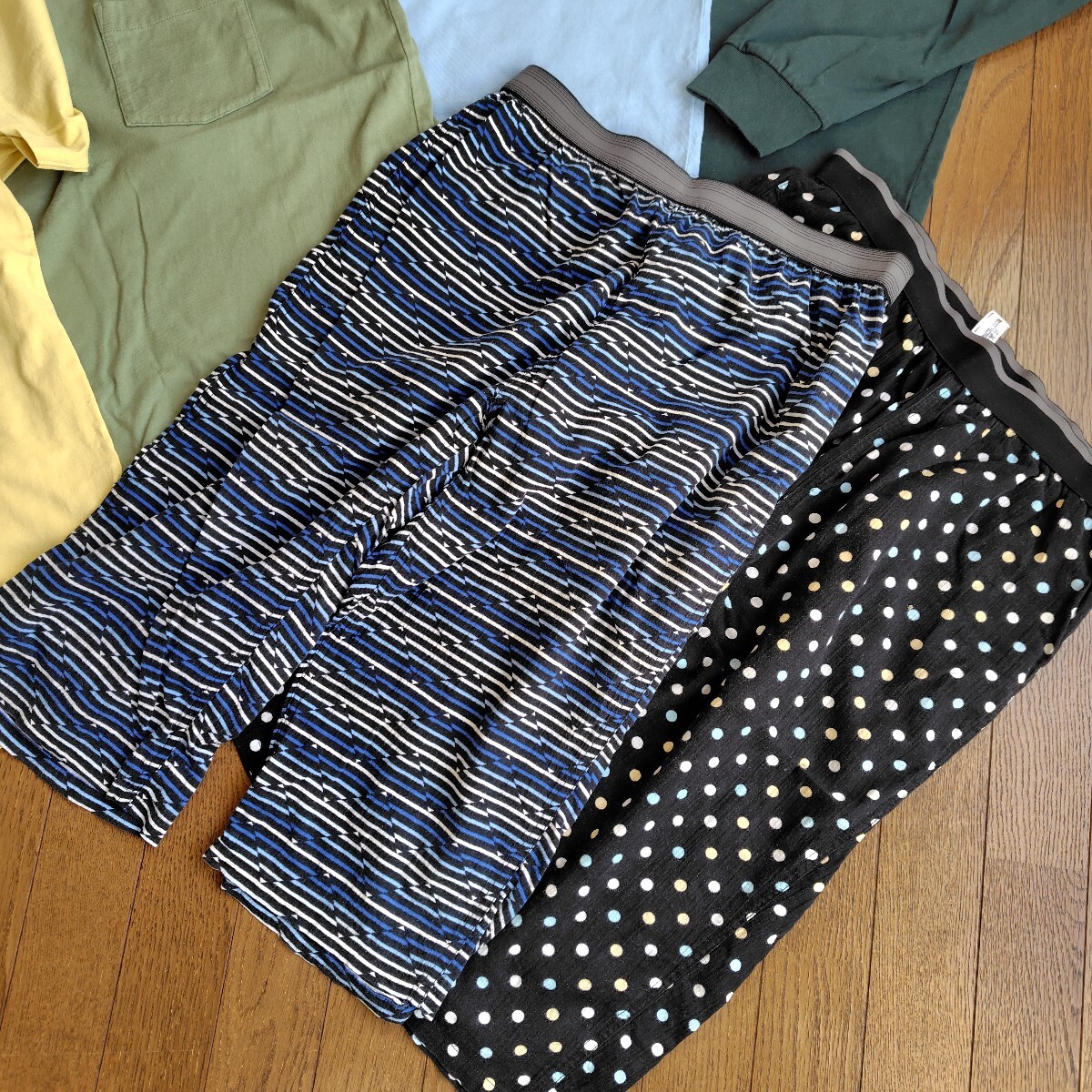 ユニクロ GU Tシャツ など 9点 セット / UNIQLO クルーネック エアリズム コットン ポケツキ 五分袖 長袖 半袖 オーバーサイズ 帽子_画像5