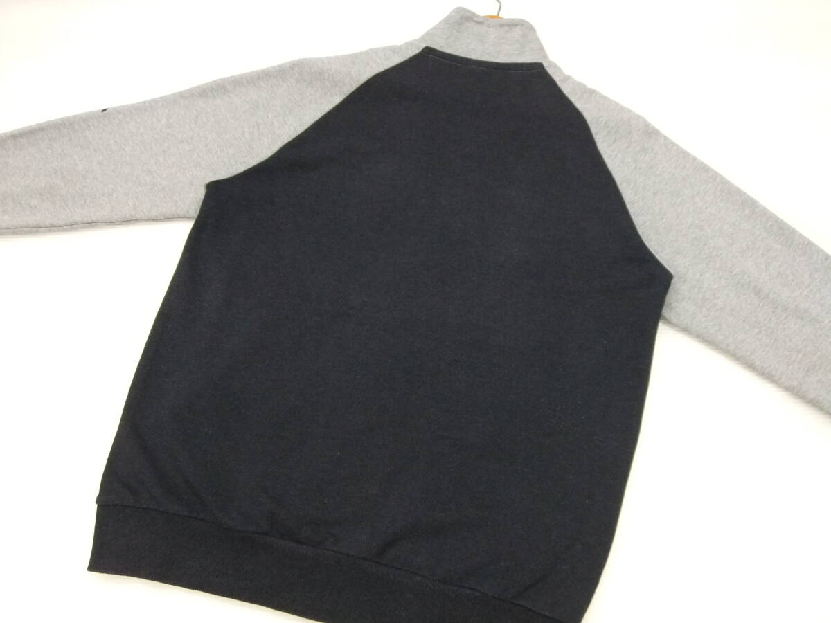 ■CANTERBURY■スウェット地ジャケット 紺×グレー XLサイズ 袖ロゴプリント ジャージ カンタベリー_画像4