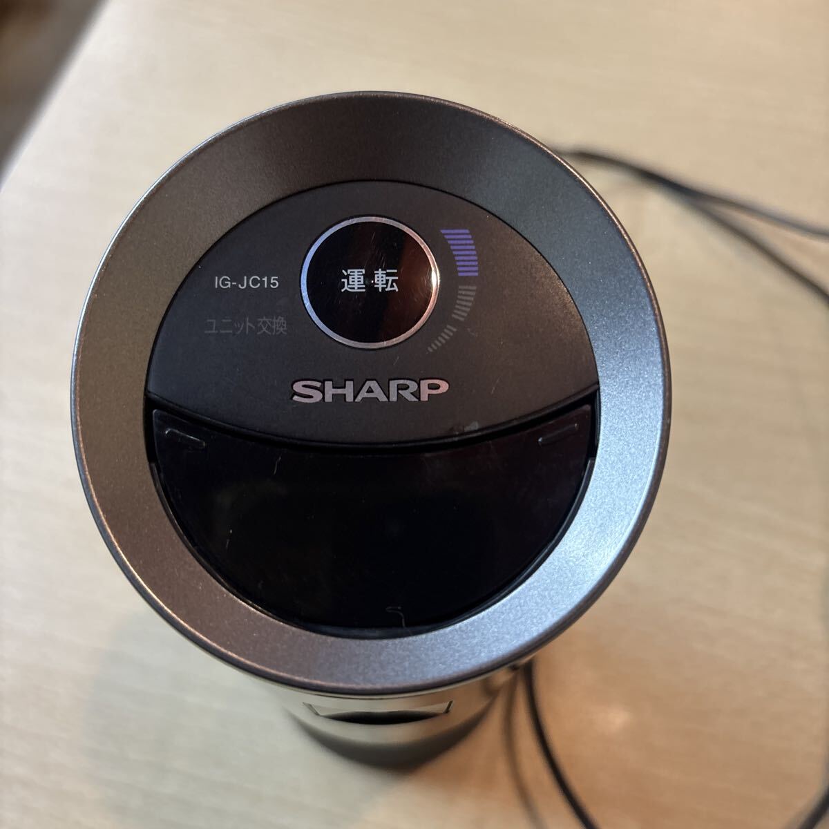  sharp "plasma cluster" система очищения воздуха ионами ион появление машина SHARP "plasma cluster" система очищения воздуха ионами черный IG-JC15-B