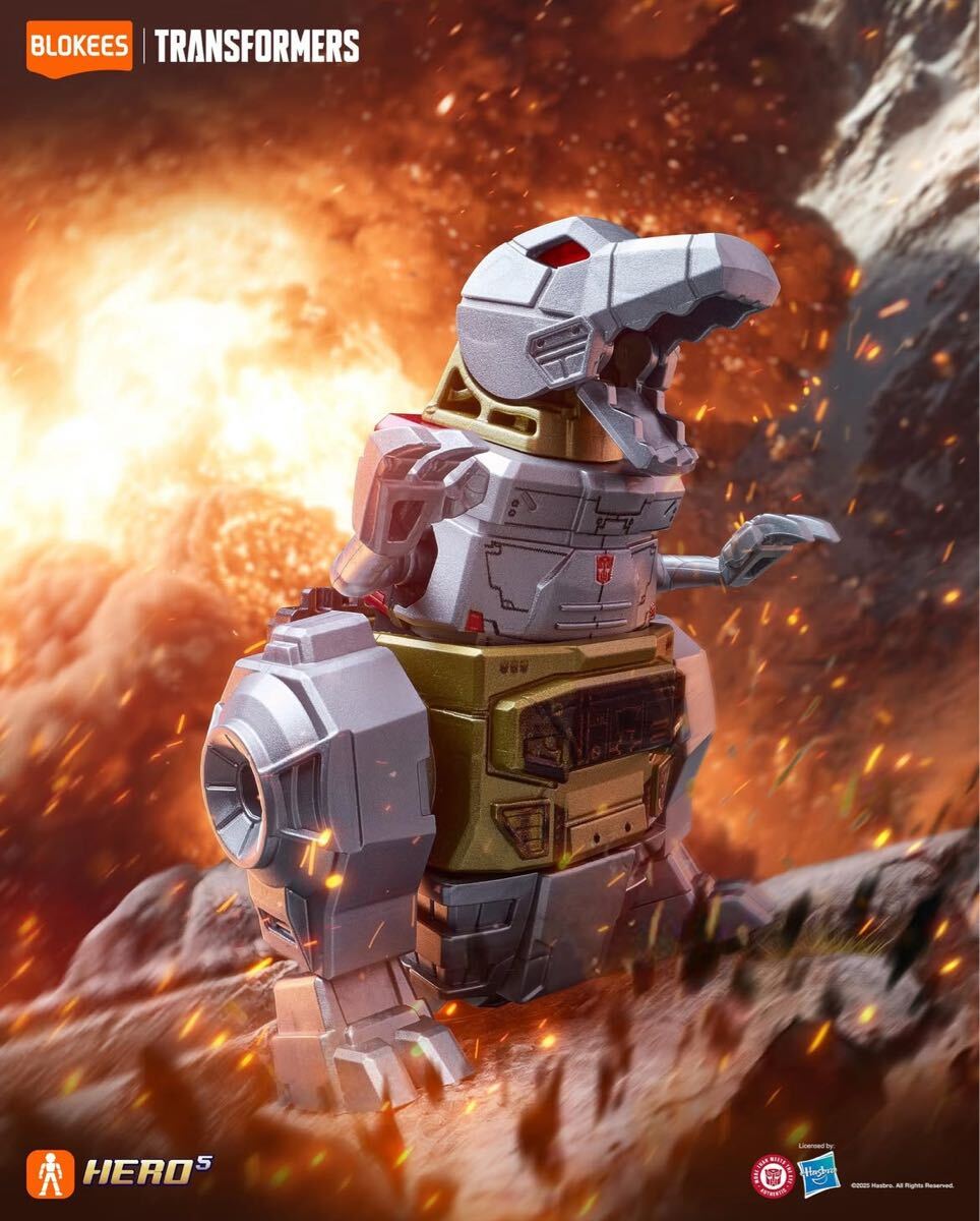 ブロッキーズ トランスフォーマー 第4弾 メタリックバージョン グリムロック レア blokees_画像1