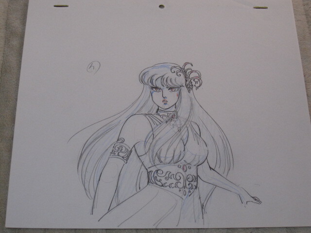 聖闘士星矢 アテナ　城戸沙織　 原画セット 車田正美 荒木伸吾 姫野美智_画像4