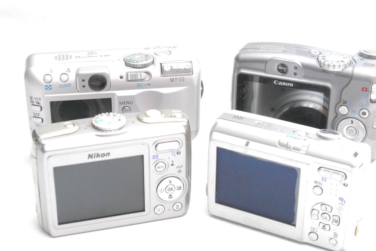 コンパクトデジカメ　4点　（ジャンク品） 11-25-03_画像2