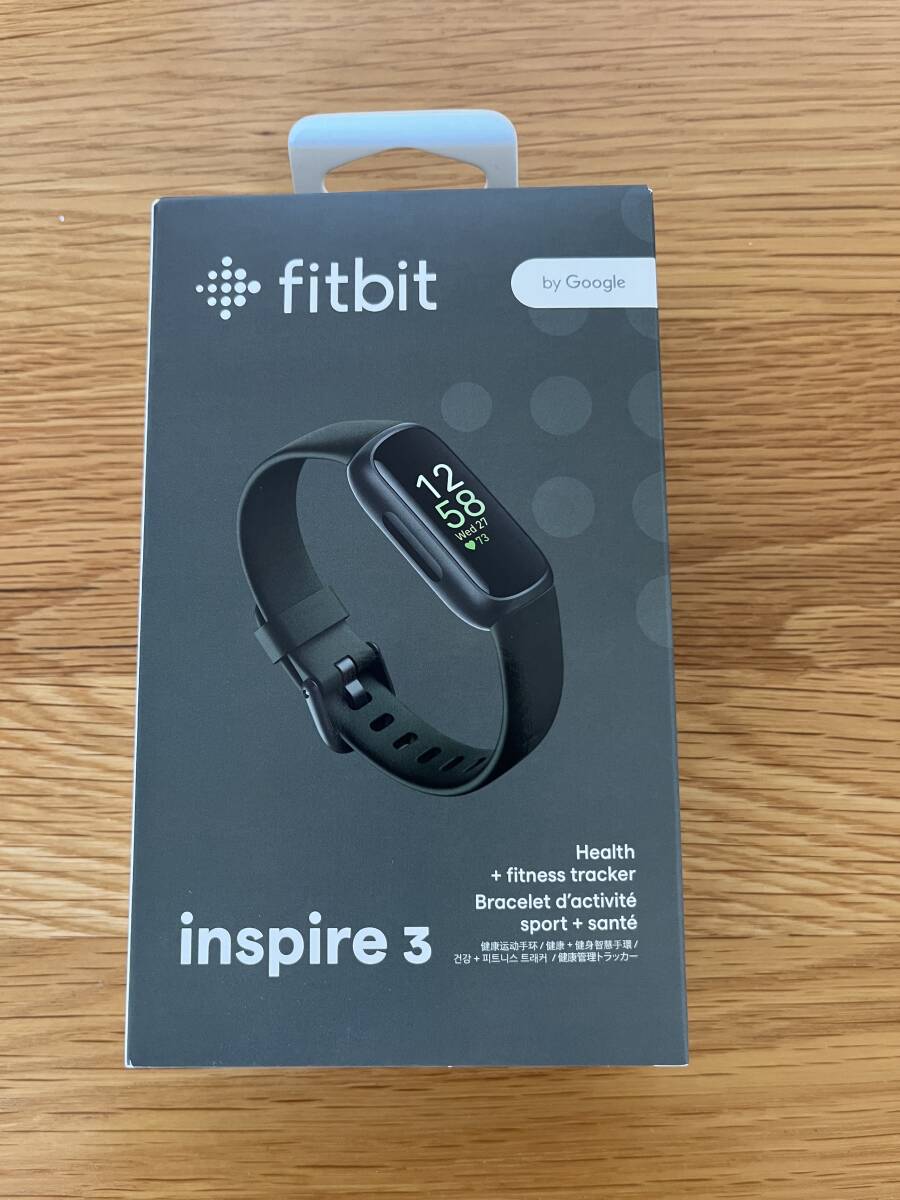 新品 未開封 Fitbit Inspire 3 ブラック 本体_画像1
