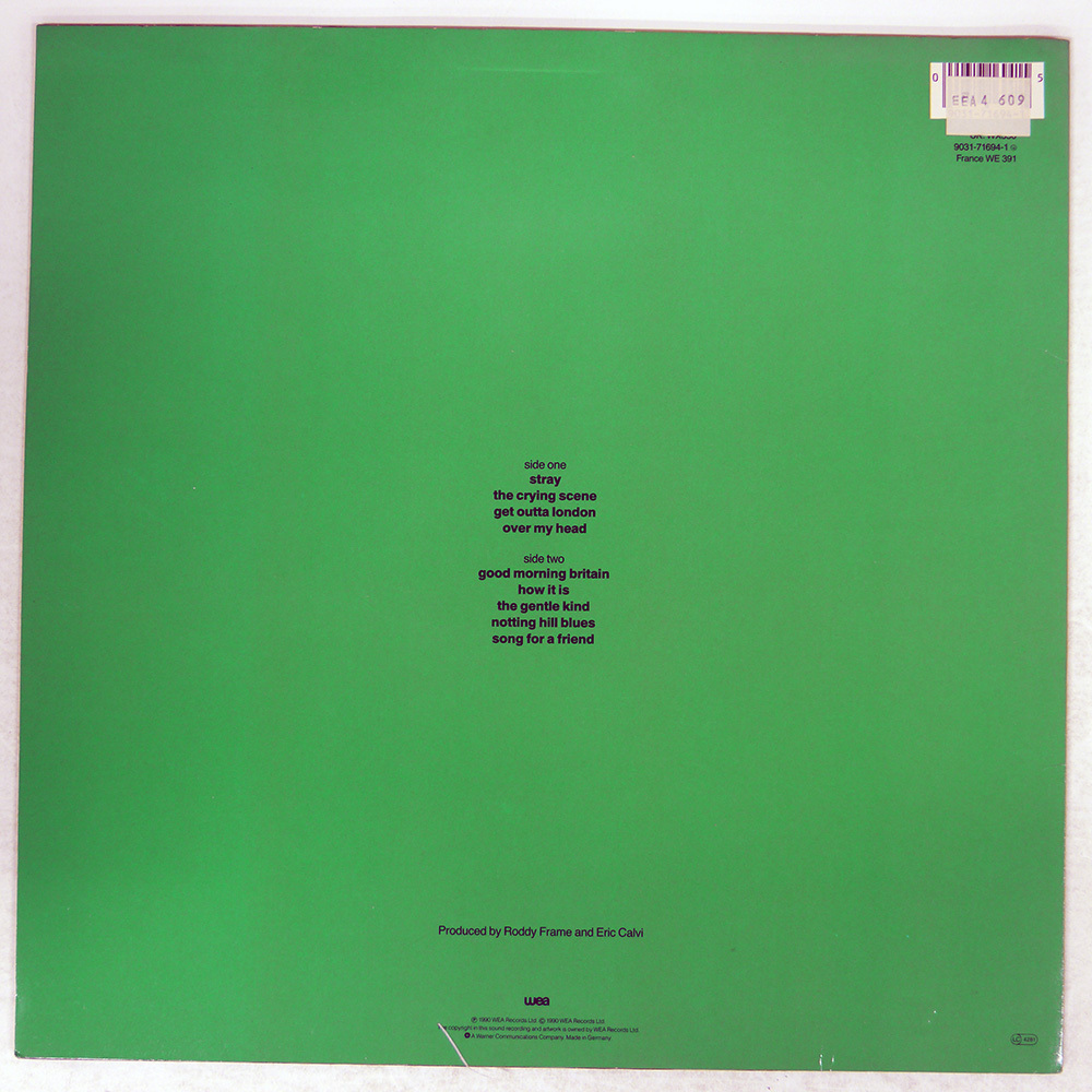 UK盤 AZTEC CAMERA/STRAY/WEA WX350 LP_画像2