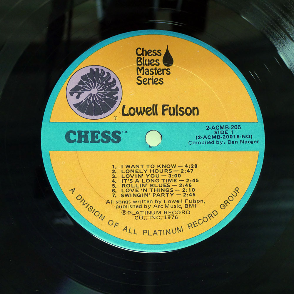 米 US盤 LOWELL FULSON/SAME/CHESS 2ACMB205 LP_画像2