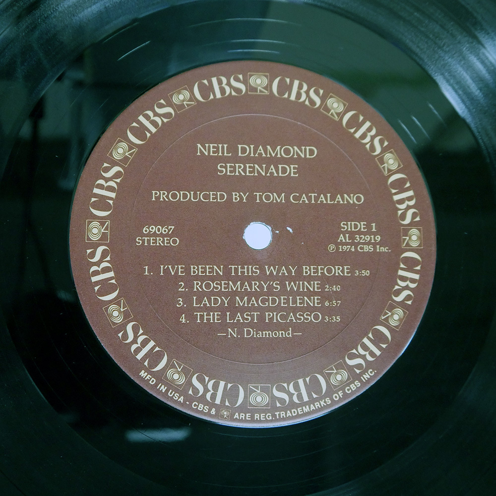 国内盤 ニールダイアモンド/永遠のセレナーデ/CBS/SONY SOPO16 LP_画像2